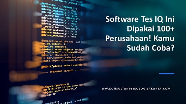 Software Tes IQ Ini Dipakai 100+ Perusahaan